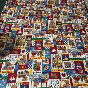 Vintage Cranston Print Works Company Bedding Full Sheet 100% Cotton Made in USA